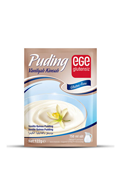 Ege Glutensiz Vanilyalı Kinoalı Puding 122 g * 24 Adet